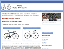 Tablet Screenshot of mensroadbike.co.uk